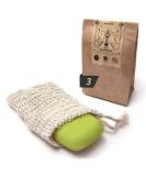 Nature Nerds Sisal Soap Sacks Set - 3 Plastic-Free Soap Bags for Bathing & Soap Remnants - Buy Online on GoSupps.com