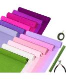 12 Rolls 8ft Crepe Paper Sheets & Floral Arrangement Kit - Flower Making Supplies in Elegant Colors - Buy Online on GoSupps.com