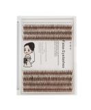 Bodermincer 231 Clusters D Curl Dark Brown Mink Lashes 14mm - Premium Individual Eyelash Extensions - Buy Online on GoSupps.com