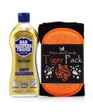 Bar Keepers Friend Soft Cleanser 13oz Cookware Cleaner Bundle with Microfiber Towel & Sponge - Bleach-Free Pot and Pan Cleaning Solution - Buy Online on GoSupps.com