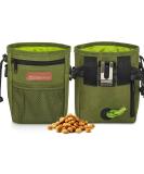 Tripolaco Treats for Dogs - Multifunctional Training Feed Bag with Feces Dispenser - Spacious Gassi Pocket for Walks & Training - Green - Buy Online on GoSupps.com