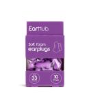 EarHub Sleepwell Soft Foam Earplugs 33dB Hearing Protection - 10 Pairs for Sleep, Travel, Work & Concerts - Purple - Buy Online on GoSupps.com