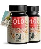 Naturewell Q10 Capsules - High Dose 200mg Coenzyme Q10 Vegan 120 Capsules 8-Month Stock No Additives for Optimal Health - Buy Online on GoSupps.com