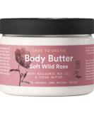 Urtekram Body Butter with Soft Wild Rose - Vegan & Organic 150 ml | Nourish Your Skin | International Shipping Available - Buy Online on GoSupps.com