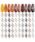 XEAOHESY 50pcs Alloy Snake Nail Charms for Nails Snake Shape Nail Charms Snake Nail Studs for Women Girls Nail Art Decorations(0.67*0.28inch) Snake Nail Charms-02 - Buy Online on GoSupps.com