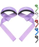 Bear Grips Lifting Straps for Weightlifting - Wrist Straps for Weightlifting, Gym Straps, Deadlift Straps for Weight Lifting Support, Strength Training and Powerlifting Accessories Solid Lavender Purple - Buy Online on GoSupps.com