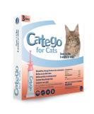 Catego Fast-Acting Flea and Tick Treatment for Cats | Kills Fleas in 6 Hours | Prevents Re-Infestations - Buy Online on GoSupps.com