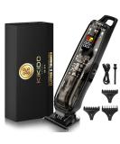 KIKIDO Hair Trimmer - Cordless Zero Gapped Professional Clippers for Men | T Liners LCD Display Ceramic Blade Long Battery Life - Perfect Gift Set - Buy Online on GoSupps.com