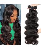 20 22 24 Inch Body Wave Human Hair Bundles - 12A Grade Brazilian Virgin Human Hair Extensions for Women - Unprocessed 3 Bundle Set - Buy Online on GoSupps.com