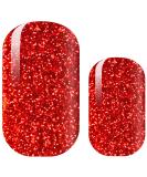 AVOA Beauty Nail Foil - Red As A Ruby | Glitter Red Nail Wraps | Long-lasting Self-Adhesive 16 Pack - Buy Online on GoSupps.com