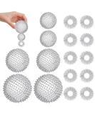 Zocipro 6 piece Magnetic acupressure balls with 10 massage rings for fingers massage ball magnetic hedgehog balls massage balls 32 mm/47 mm/56 mm skills hedgehog ball massage set for stress relief or massage 32mm/56mm - Buy Online on GoSupps.com