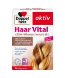 Buy Double Heart Hair Vital + Zinc + Sesame Extract with Biotin for Hair Health - 30 Capsules - International Shipping Available - Buy Online on GoSupps.com