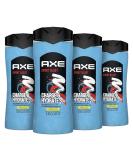 Axe Body Wash Charge & Hydrate Sports Blast Energizing Citrus Scent Men's Body Wash 100 percent Recycled Bottle 16 oz 4 Count - Buy Online on GoSupps.com