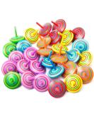 Lectorias 30 pieces of wood wooden circular for children toy scouts with 6cm toys roundabout with 6 colorful for children perfect as a children's gift party decoration leisure toys - Buy Online on GoSupps.com