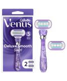 Gillette Venus Swirl Extra Smooth Razor + 2 Cartridges | Women's Shaving Solution - Buy Online on GoSupps.com