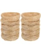 Sosoport 10Pcs Simulation Bird Nest Artificial Bird Nest Bird Houses Garden Nature Art Craft Decoration - Buy Online on GoSupps.com