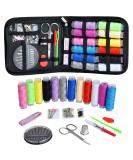 Portable Mini Sewing Kit with 12 Color Thread, Scissors, Needles - for Adults, Kids, Travelers, Beginners - Emergency Family Repair Supplies - Buy Online on GoSupps.com