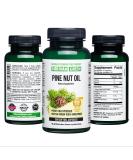 Siberian Green Pine Nut Oil Capsules 200 Softgels Wild Harvested Siberia Altai Cold Pressed Unrefined - Buy Online on GoSupps.com
