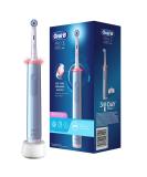 Oral-B Pro 3 3000 Sensitive Clean Electric toothbrush/Electric Toothbrush with 3 cleaning modes including sensitive and visual 360 pressure control for dental care designed by brown blue blue single - Buy Online on GoSupps.com