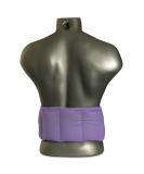 Linseed Pillow 7-Chamber with Band - 65x15 Lilac | Heat & Cold Therapy Grain Pillow for Back Relief - International Shipping Available - Buy Online on GoSupps.com
