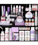 SAVILAND Acrylic Nail Kit with Drill | Complete Professional Set for Beginners | DIY Home Salon Essentials - Buy Online on GoSupps.com