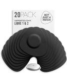 Not Just A Patch CGM Sensor Patches for Freestyle Libre and Medtronic Sensors (20 Pack) - Water Resistant & Durable for 10-14 Days - Pre-Cut Freestyle Libre 2 Sensor Covers in Black - Buy Online on GoSupps.com