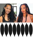 XTREND 8 Packs 16 Inch Soft Springy Afro Twist Hair Pre-Separated Spring Twist Hair for Faux Locs Natural Black Marley Twist Crochet Braiding Hair Synthetic Hair Extensions for Black Women 1B# 16 Inch (Pack of 8) 1B# - Buy Online on GoSupps.com