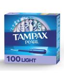 Tampax Pearl Tampons Light Absorbency, 100 Count, BPA-Free Plastic Applicator and LeakGuard Braid, Unscented, 50 Count, Pack of 2 (100 Count Total) NEW - Buy Online on GoSupps.com