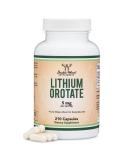 Lithium Orotate 5mg 210 Capsules (Third Party Tested Made in The USA Vegan Safe Non-GMO) for a Calmer Mind More Balanced Mood and Better Rest at Night by Double Wood Supplements - Buy Online on GoSupps.com