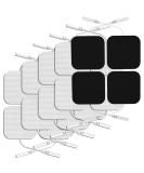 TENS Unit Replacement Pads - NURSAL 2x2 Reusable Electrotherapy Pads (20pcs) - Upgraded Self-Stick for AUVON & TENS 7000 - Buy Online on GoSupps.com