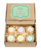 Calming Aromatherapy Bath Bombs Gift Set for Her - 6 Aromatic Scents to Relax and Revitalize Mind, Body & Soul - Luxury Spa Gift Basket for Women - Buy Online on GoSupps.com