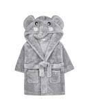 Metzuyan Baby Elephant Plush Fleece Dressing Gown Robe 12-18 Months - Unisex Animal Themed - Buy Online on GoSupps.com