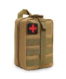 Buy Bituor Tactical First Aid Bag - Waterproof Molle EMT Pouch for Outdoor Camping Travel & Adventure (Brown) | Premium Survival Gear - Buy Online on GoSupps.com