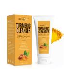 Turmeric Facial Cleanser - Natural Anti-Aging Exfoliating Formula for Acne Scars Age Spots & Sun Damage - 5 OZ Nourishing Glow - Buy Online on GoSupps.com