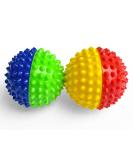 2x DBT Skills Hedgehog Ball - Magnetic Acupressure Stress Relief Massage Toys | 4 Colors | Enhance Mobility & Concentration - Buy Online on GoSupps.com