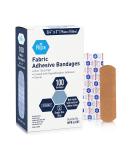 Medpride Sterile Fabric Adhesive Bandages 100 Count - Hypoallergenic, Non-Stick Pad, Latex-Free Wound Care - 3/4'' x 3'', Individually Wrapped - Buy Online on GoSupps.com