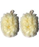 2 Pack Exfoliating Bath Mitt for Men & Women - Loofah Sponge Brushes Pouf - Shower Scrubber for Dead Skin Removal - Buy Online on GoSupps.com