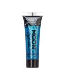 Classic Fine Face & Body Glitter Gel by Moon Glitter - Blue - Cosmetic Festival Glitter Face Paint for Face Body Hair Nails - 12ml - Buy Online on GoSupps.com