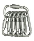 Outmate Aluminum D-Ring Locking Carabiner Light but Strong NOT for Climbing(Pack of 6) - Buy Online on GoSupps.com