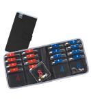 Lewis N. Clark AM/PM Folding Pill Organizer + Supplement Case for OTC Medicine 16 Slot Black - Buy Online on GoSupps.com