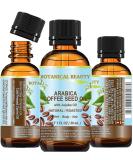 Chateau Cosmetics Botanical Beauty Arabica Coffee Seed Oil - 100% Pure Natural Oil for Face Body & Hair | Wrinkle Reducer Anti-Puffiness & Dark Circles Anti-Cellulite - 1 oz (30 ml - Buy Online on GoSupps.com