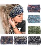 VENUSTE Wide Headbands for Women's Hair Fashion Knotted Head Bands for Adult Women Hair Accessories 6PCS (Boho) - Buy Online on GoSupps.com