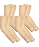 4 Pairs Thin Skin Protective Arm Sleeves - Elderly Skin Protector for Bruises and Sun Exposure - Breathable Compression Sleeves for Men and Women - Buy Online on GoSupps.com
