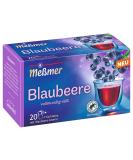 Meßmer Blueberry | 20 tea bags | Gluten-free | Lactose-free | Vegan - Buy Online on GoSupps.com