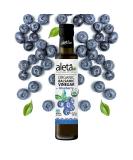 Aleta Organic Blueberry Infused Balsamic Vinegar 8.45 oz - Perfect for Salad Dressings, Vinaigrettes, Pasta, Desserts & Cocktails - Buy Online on GoSupps.com