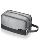 WANDF Water-Resistant Nylon Travel Toiletry Bag for Men and Women - Lightweight Dopp Kit (A-Grey) - Buy Online on GoSupps.com