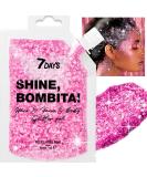 7DAYS Sparkling Shine Bombita Glitter Gel in Playful Pink - Face, Hair & Body | Chunky Sequins for Party, Rave, Festival & Halloween | Quick-Drying, No Glue Holographic Makeup - 90ml - Buy Online on GoSupps.com