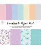 12x12 Double Sided Solid Colored Paper Pad Scrapbook Cardstock Decorative Paper - 36 Sheets 220gsm Pastel Construction Paper for Card Making Journaling Planner Origami Decorative Spring - Buy Online on GoSupps.com