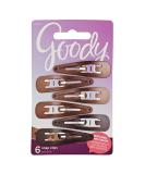 Goody Colour Collection Contour Hair Clips Brunette 6 Count - Pack of 3 - Buy Online on GoSupps.com