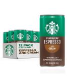 Starbucks Ready to Drink Coffee, Espresso & Cream, 6.5oz Cans (12 Pack) (Packaging May Vary) Espresso Cream - Buy Online on GoSupps.com